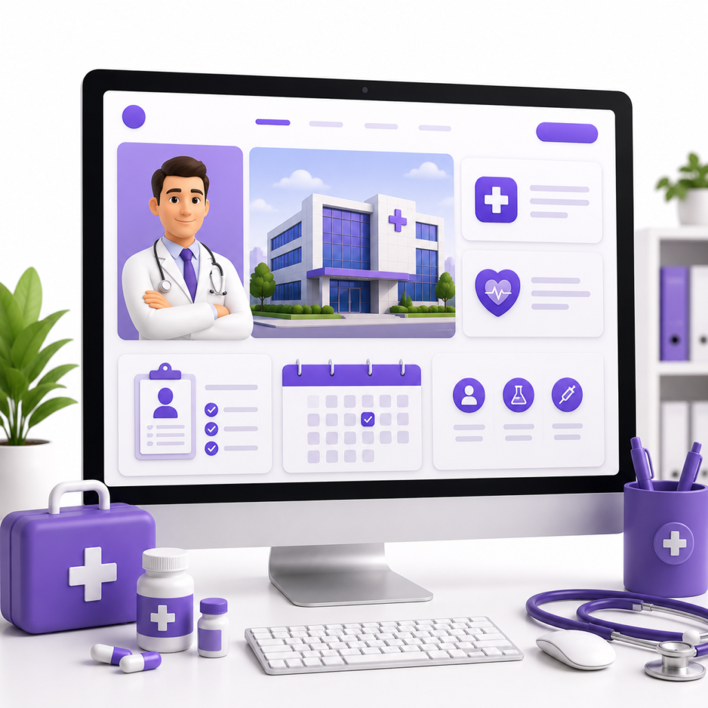 Healthcare website development