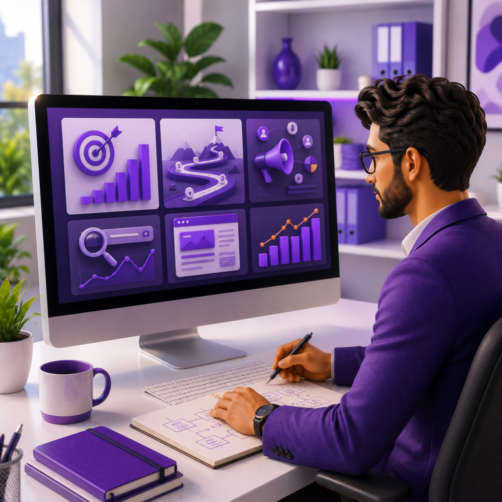 Digital marketing strategy planning for business